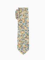 MULTICOLORED FLORAL TIE SUIT