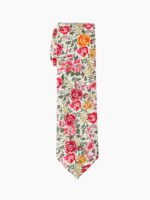 GREY AND ROSE FLORAL TIE SUIT