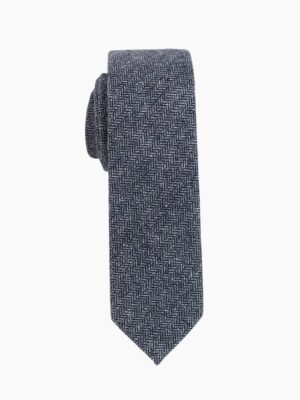 NAVY BLUE WOOL TIE