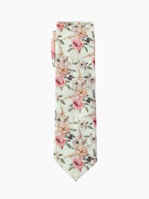 IVORY FLORAL TIE SUIT