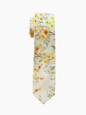 CANARY FLORAL NECKTIE SUIT