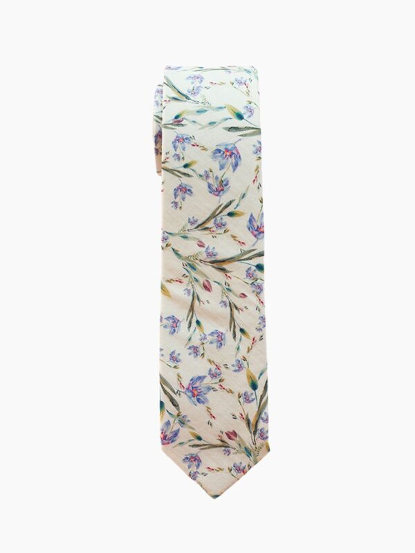 MINT FLORAL NECKTIE SUIT