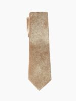 CHAMPAGNE VELVET TIE