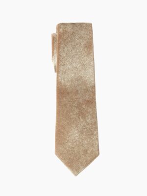 CHAMPAGNE VELVET TIE