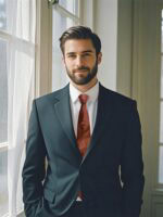 ENGLISH ROSE VELVET TIE