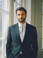 LAVENDER DAISY NECKTIE SUIT