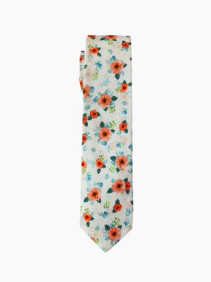 DESERT ROSE FLORAL NECKTIE SUIT