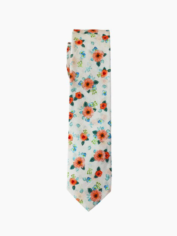 DESERT ROSE FLORAL NECKTIE SUIT