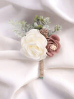 Rustic - Style Mixed Floral Boutonniere