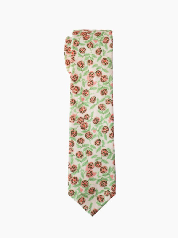 DESERT ROSE GRASS LEAF TIE SUIT