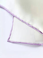 IRIS ROLLED SILK POCKET SQUARE
