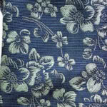 steel blue floral