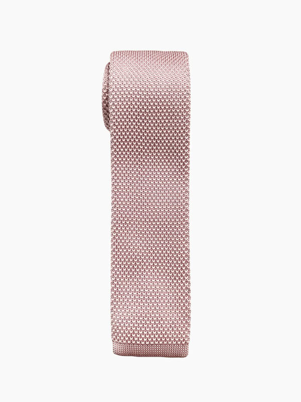 DUSTY PINK MEN'S KNITTING TIE