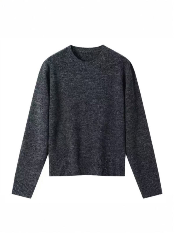 MEN'S WOOL - BLEND CREW NECK SWEATER | SOFT KNIT POLLOVER