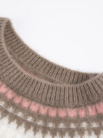 100% PURE CASHMERE FAIR ISLE SWEATER