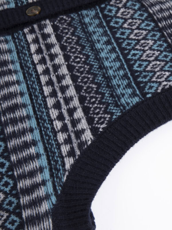 FAIR ISLE PATTERNED SLEEVELESS