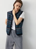 FAIR ISLE PATTERNED SLEEVELESS