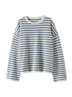 3 - COLOR PURE CASHMERE STRIPED SWEATER