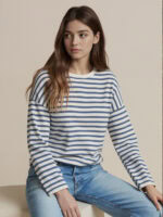 3 - COLOR PURE CASHMERE STRIPED SWEATER