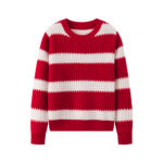 red & white striped