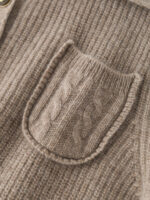 100% PURE CASHMERE DARK COFFEE LUXURY SWEATER