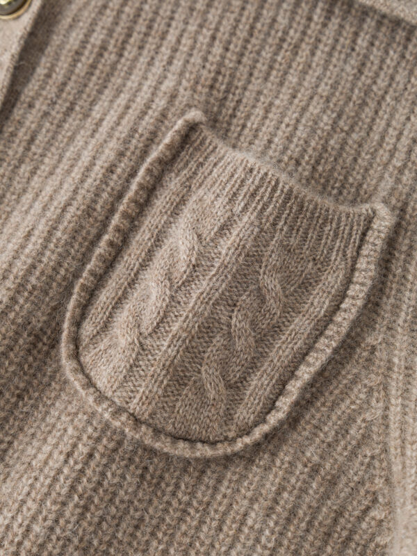 100% PURE CASHMERE DARK COFFEE LUXURY SWEATER