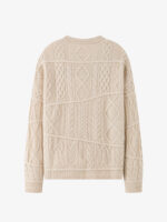 ABLE-KNIT 100% CASHMERE CREW NECK SWEATER (2 COLORS)