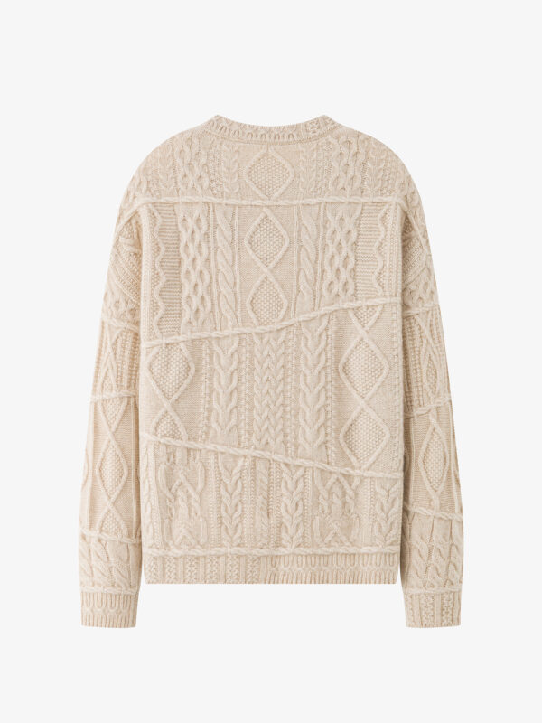 ABLE-KNIT 100% CASHMERE CREW NECK SWEATER (2 COLORS)