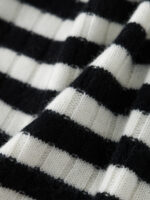 100% PURE CASHMERE STRIPED LUXURY SWEATER