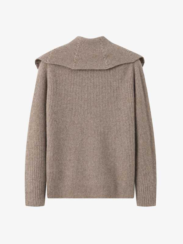 100% PURE CASHMERE DARK COFFEE LUXURY SWEATER