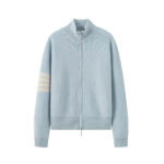 light blue with cream stripes